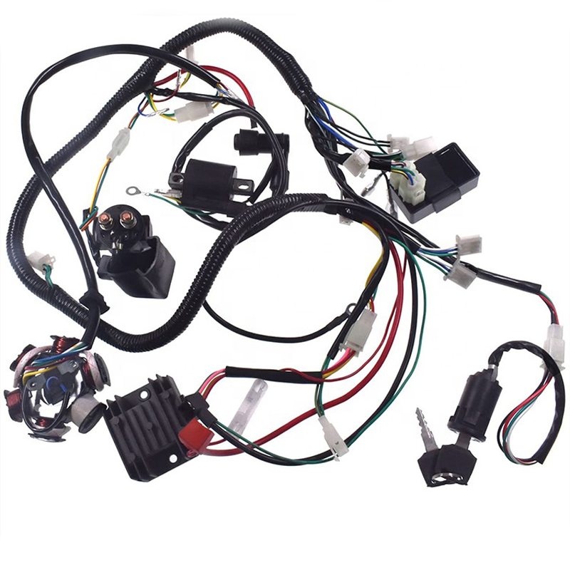 custom motorcycle complete wiring harnesses assembly wire harness connector automotive wiring harness for motorcycle