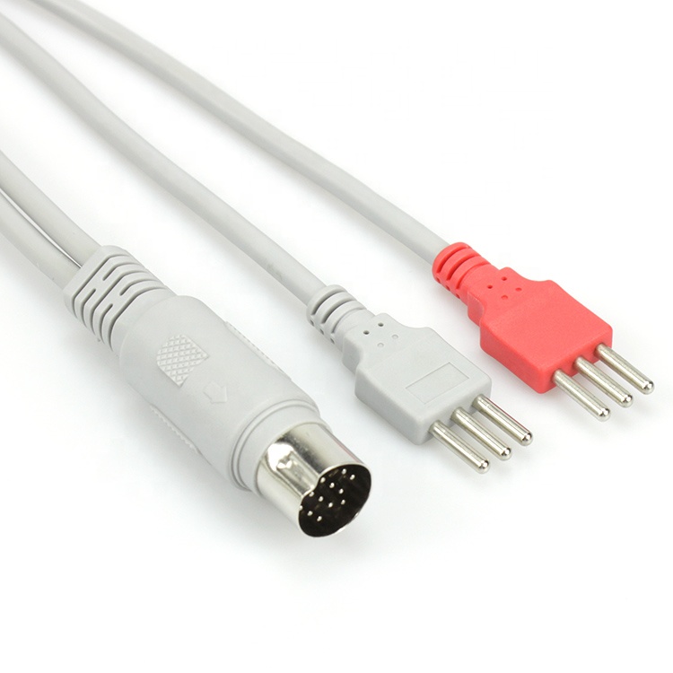 customize 3pin cable for DDS machine Massage Pad Wire